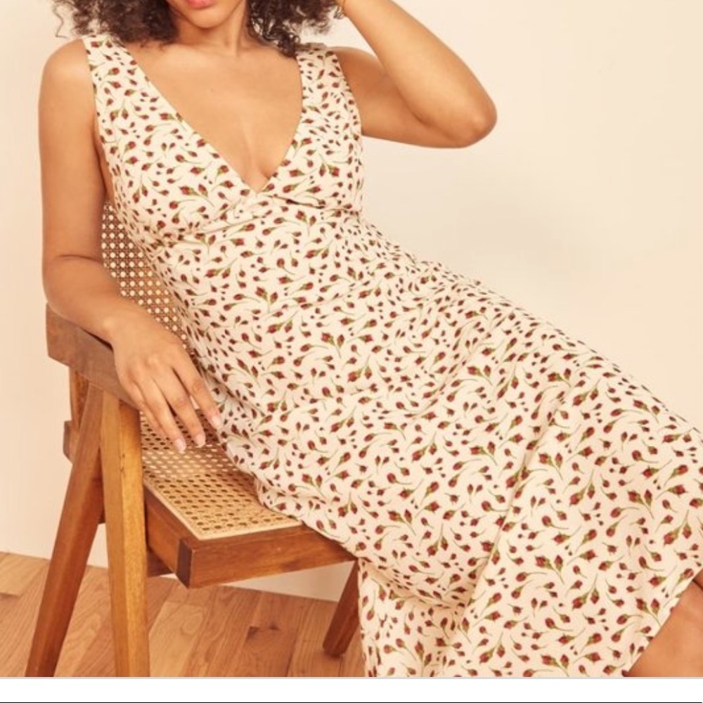 Reformation Hepburn Rose dress